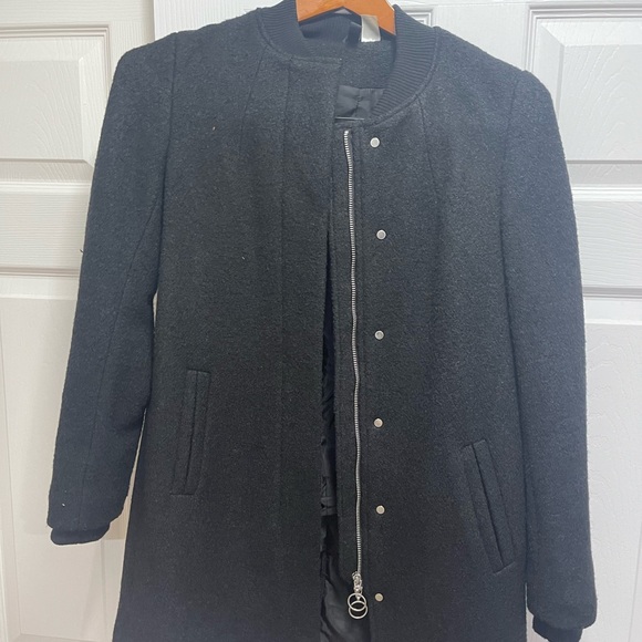 Women h&m wool jacket / coat - Picture 2 of 6